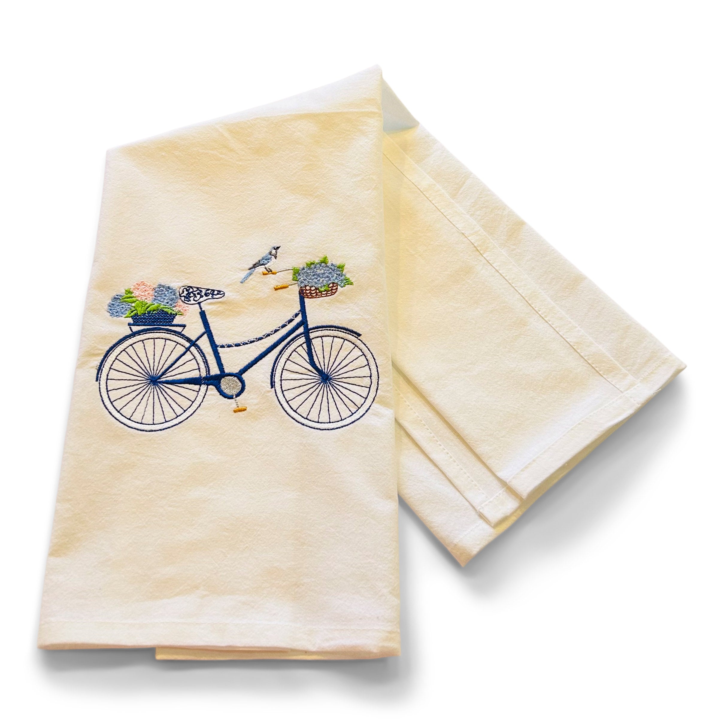 Chinoiserie Bike with Hydrangeas