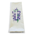 Cross with Purple Flowers