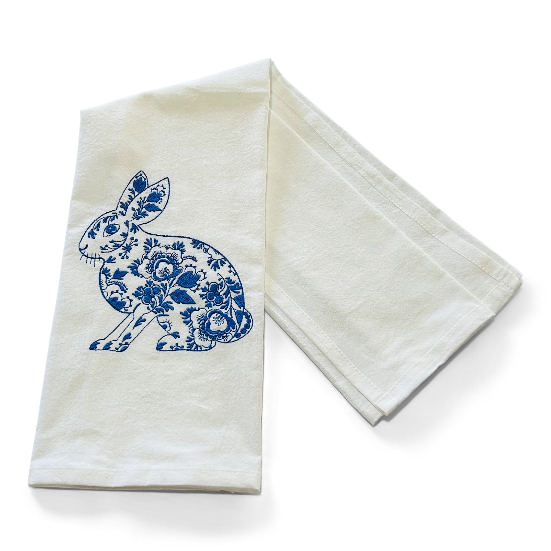 Blue and White Bunny Rabbit