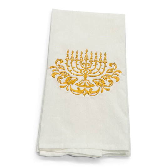 Menorah Hannukah Chanukkah Holiday Towel