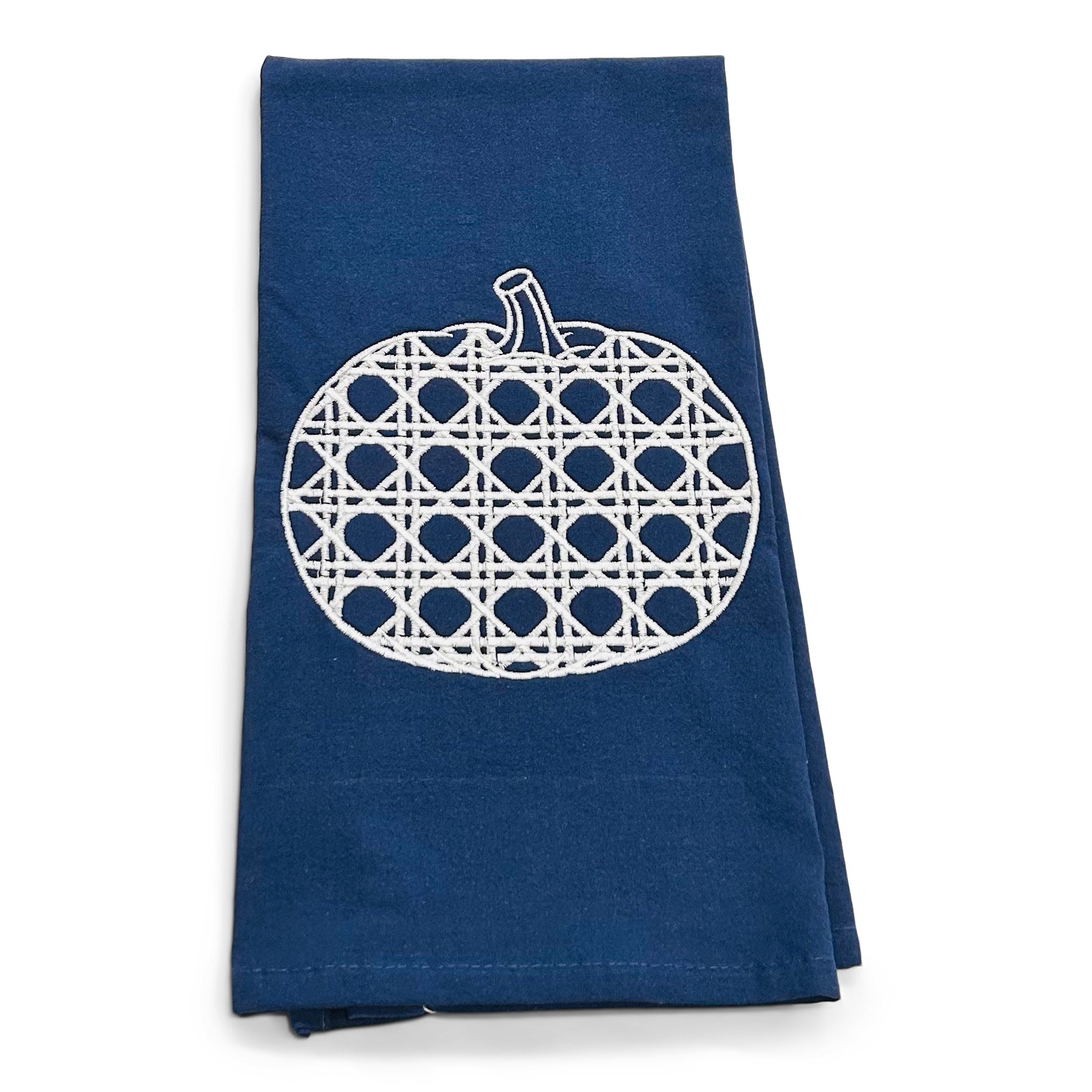 White Wicker Pumpkin