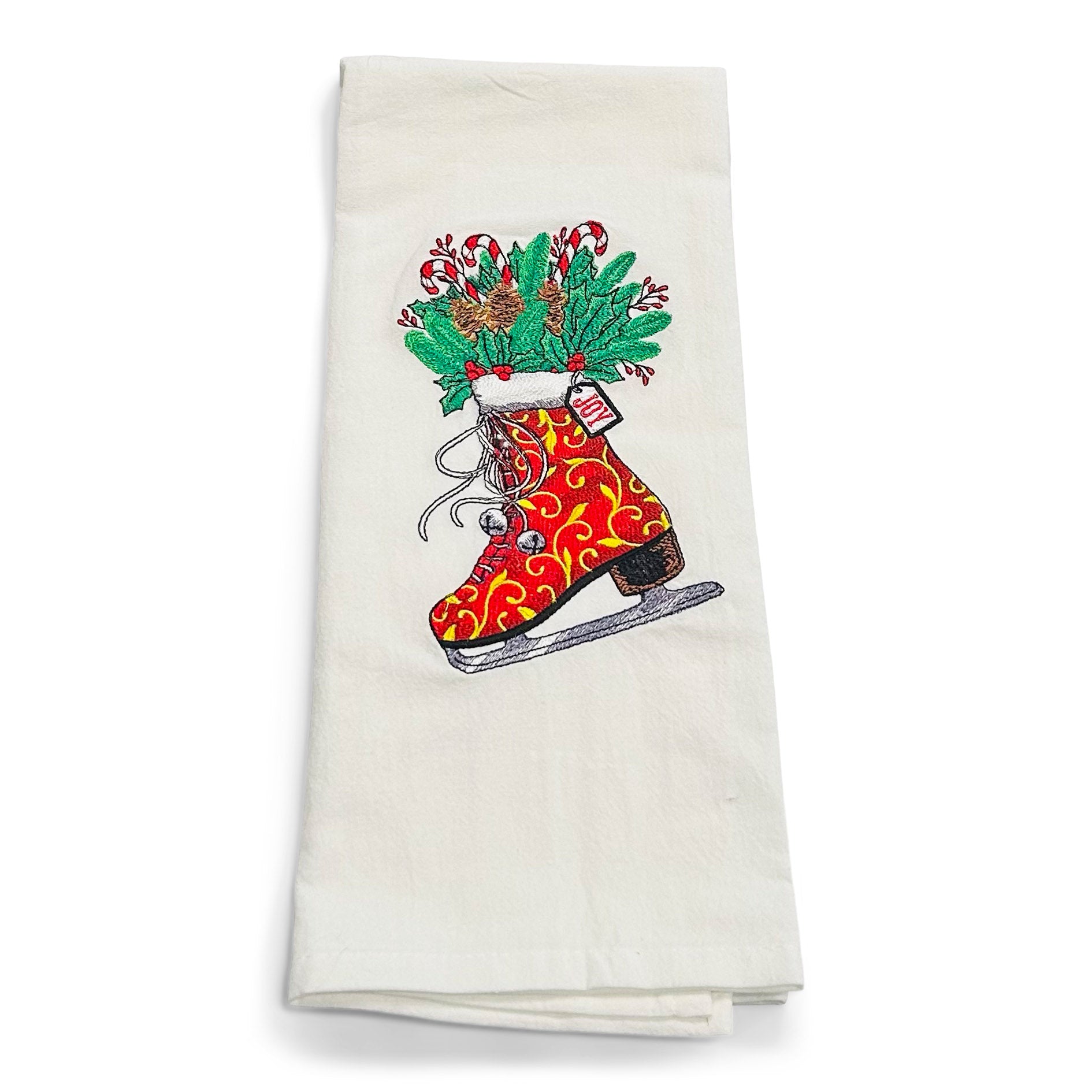 Vintage Skate with Pine Boughs