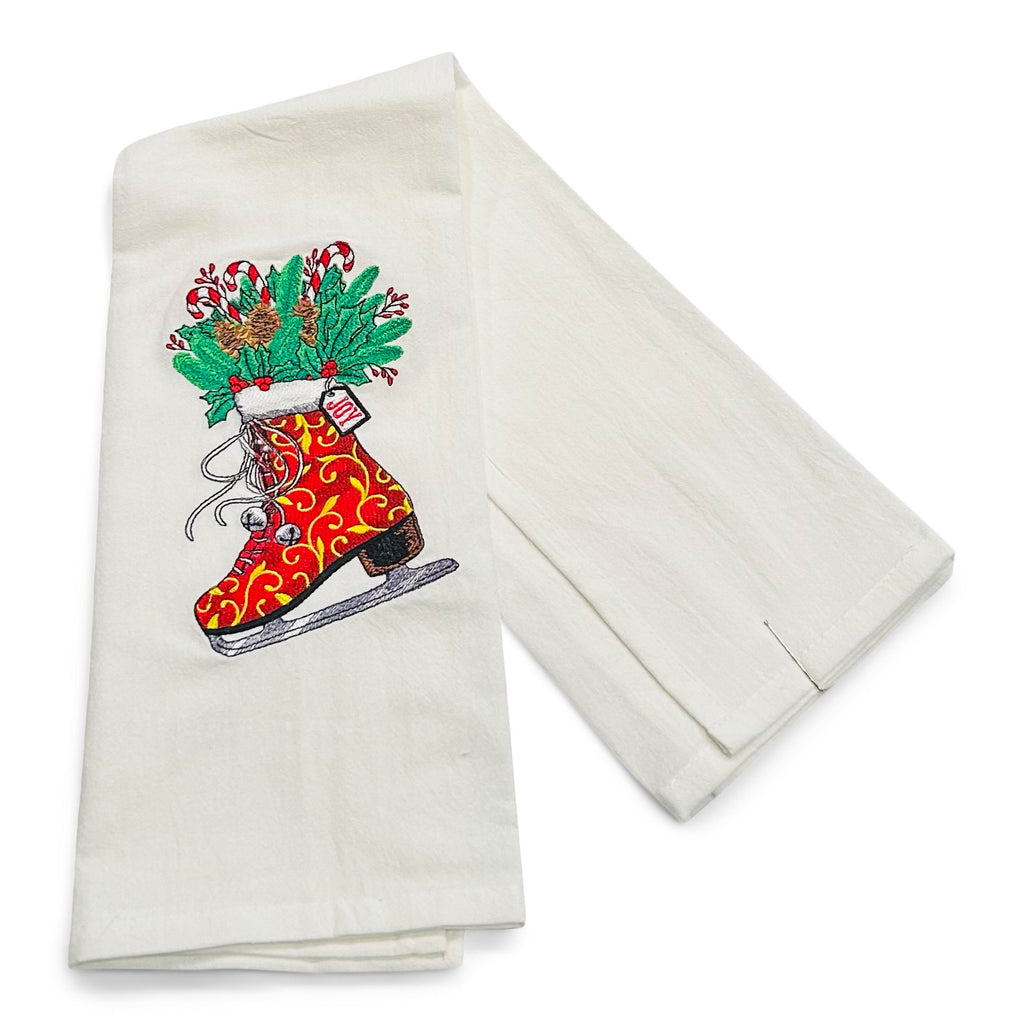 Vintage Skate with Pine Boughs
