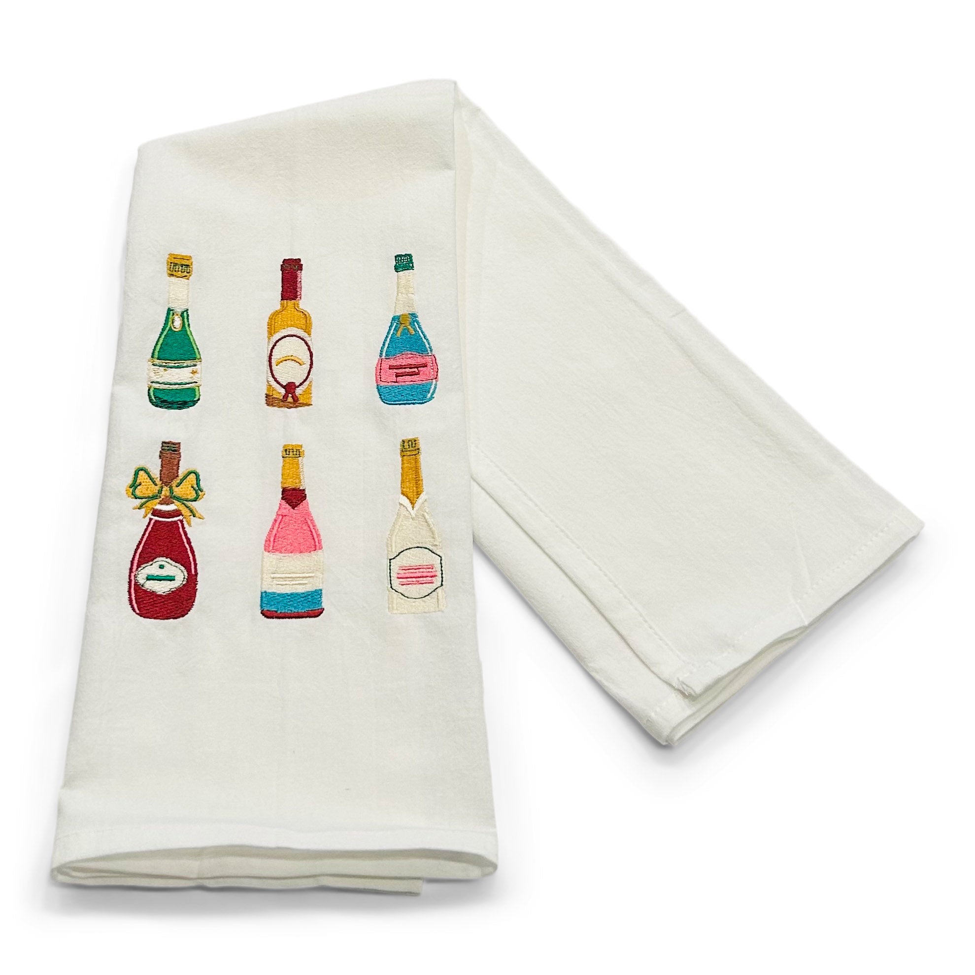 Six Champagne Bottles