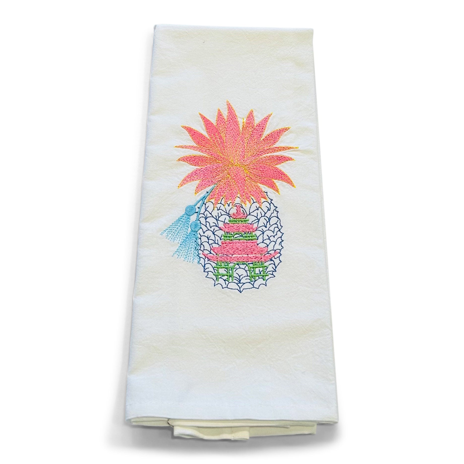 Chinoiserie Pineapple with Tassel