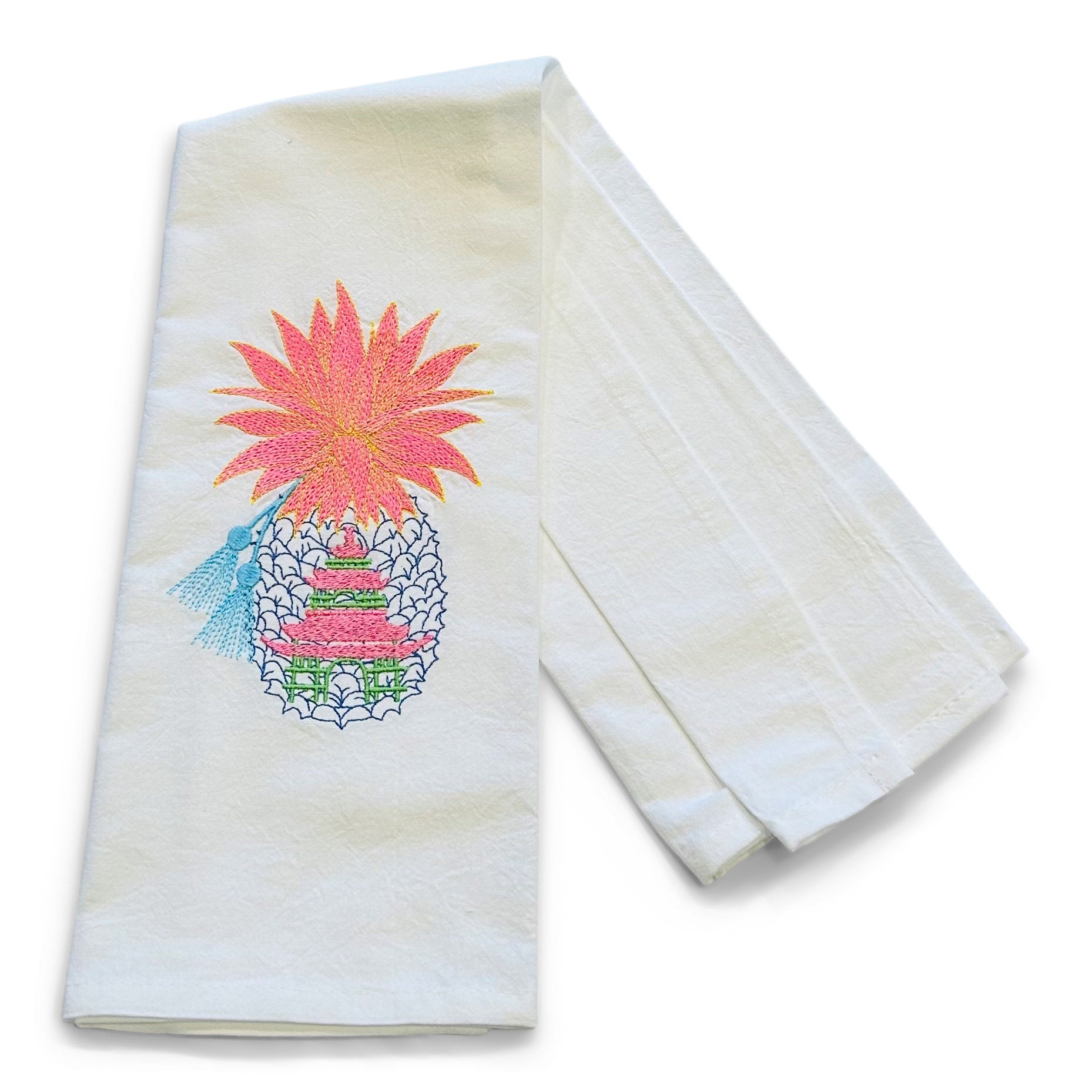 Chinoiserie Pineapple with Tassel