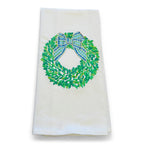 Boxwood Wreath with Blue Bow
