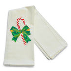 Candy Cane in Green Bow
