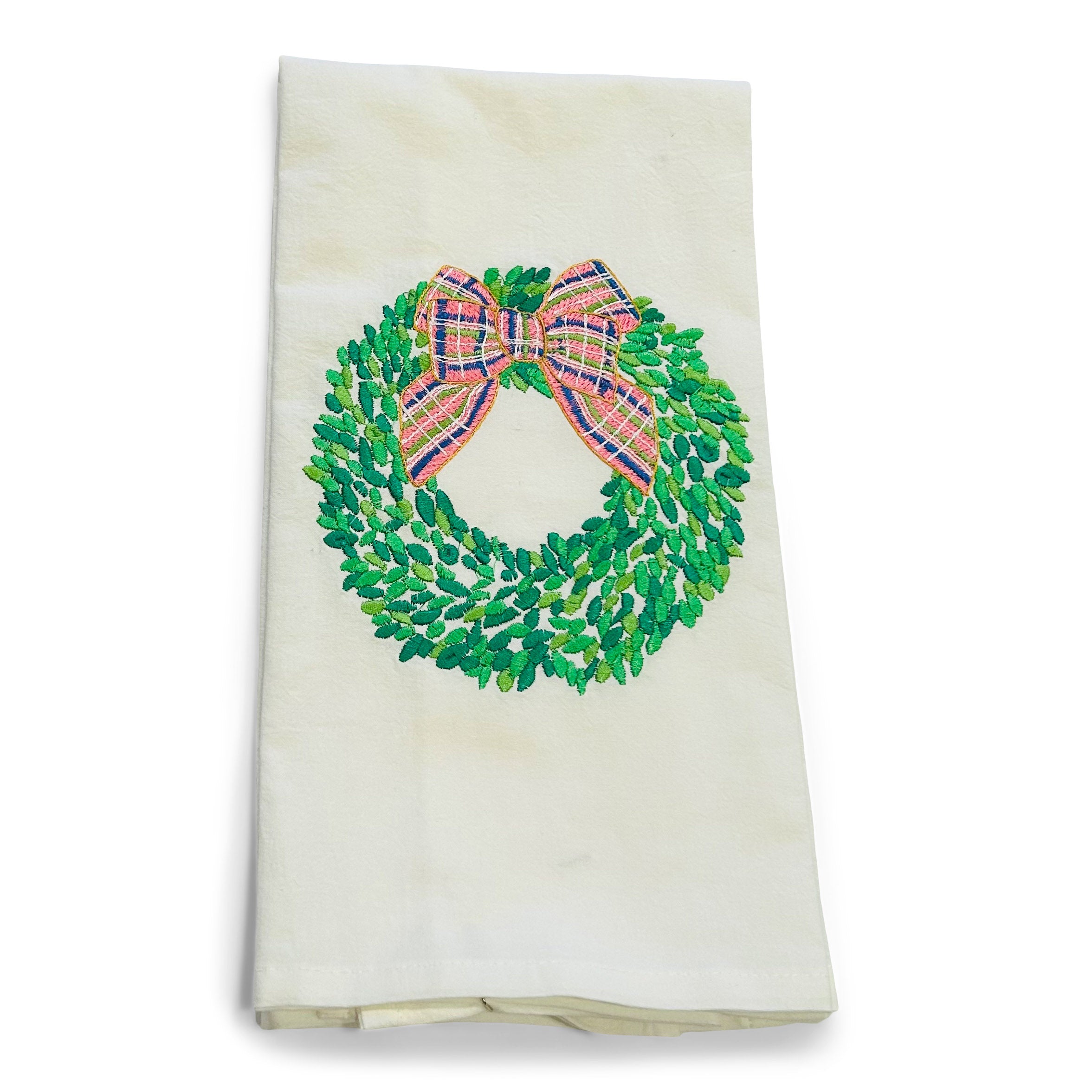 Boxwood Wreath with Pink Bow