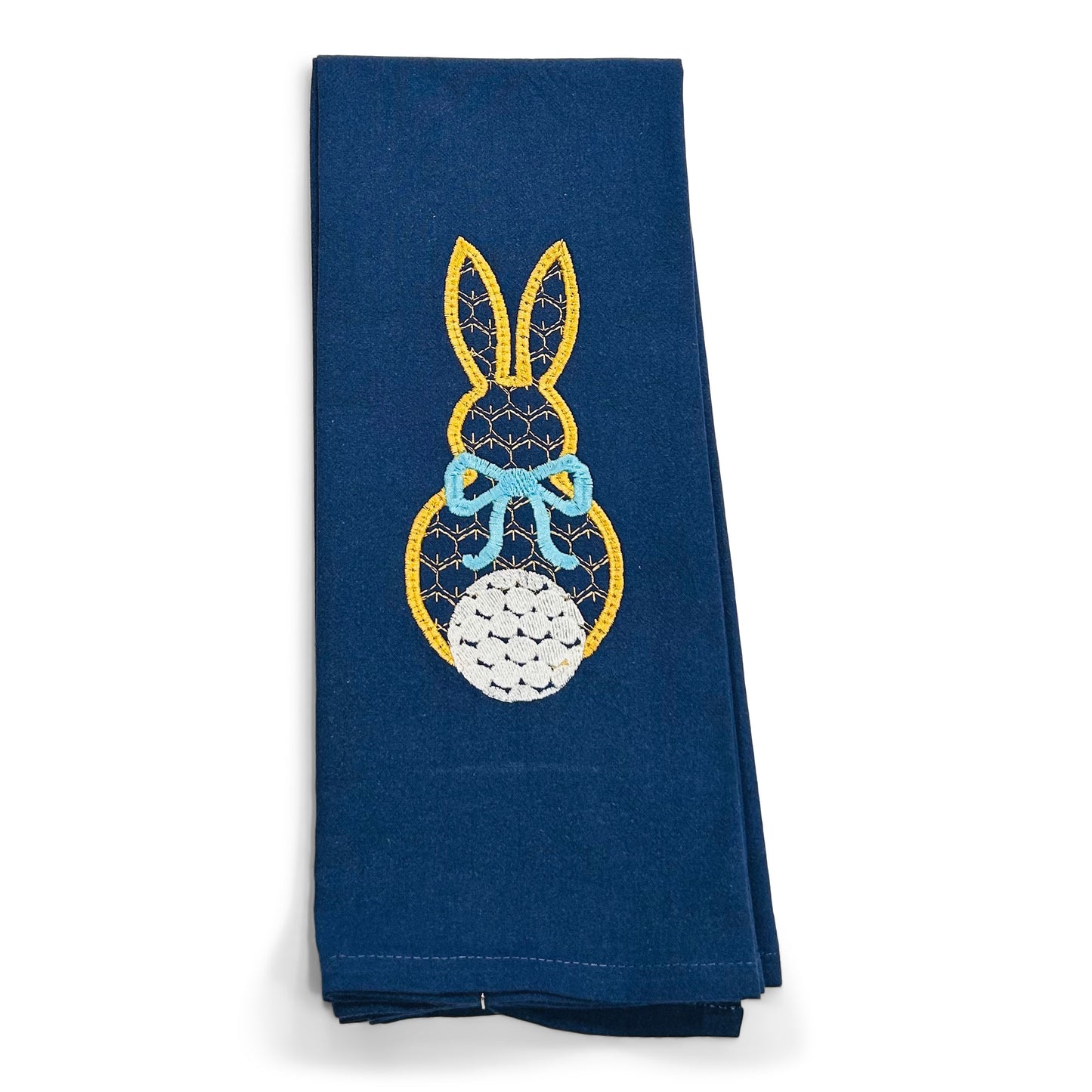 Cottontail Bunny with Blue Bow