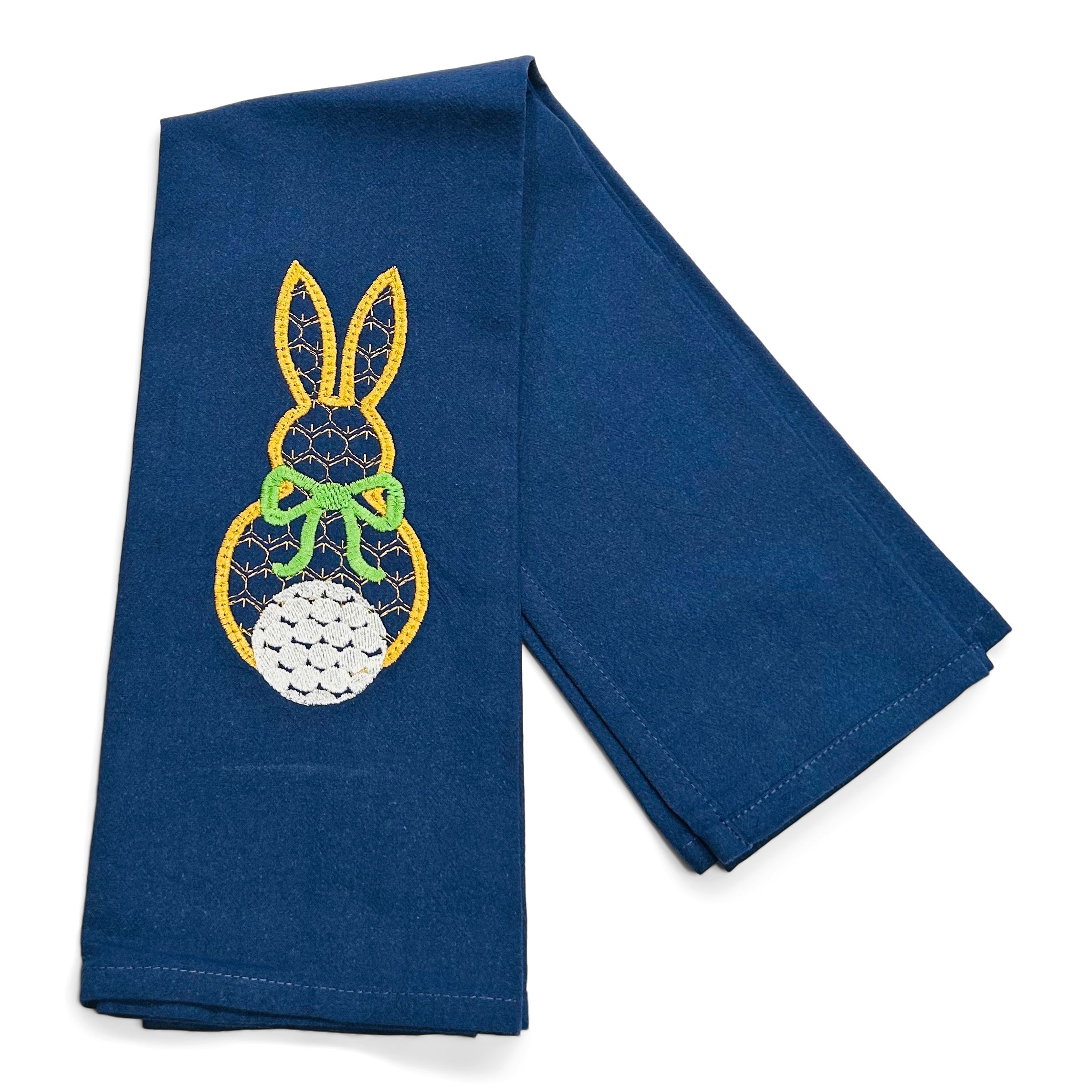 Cottontail Bunny with Green Bow