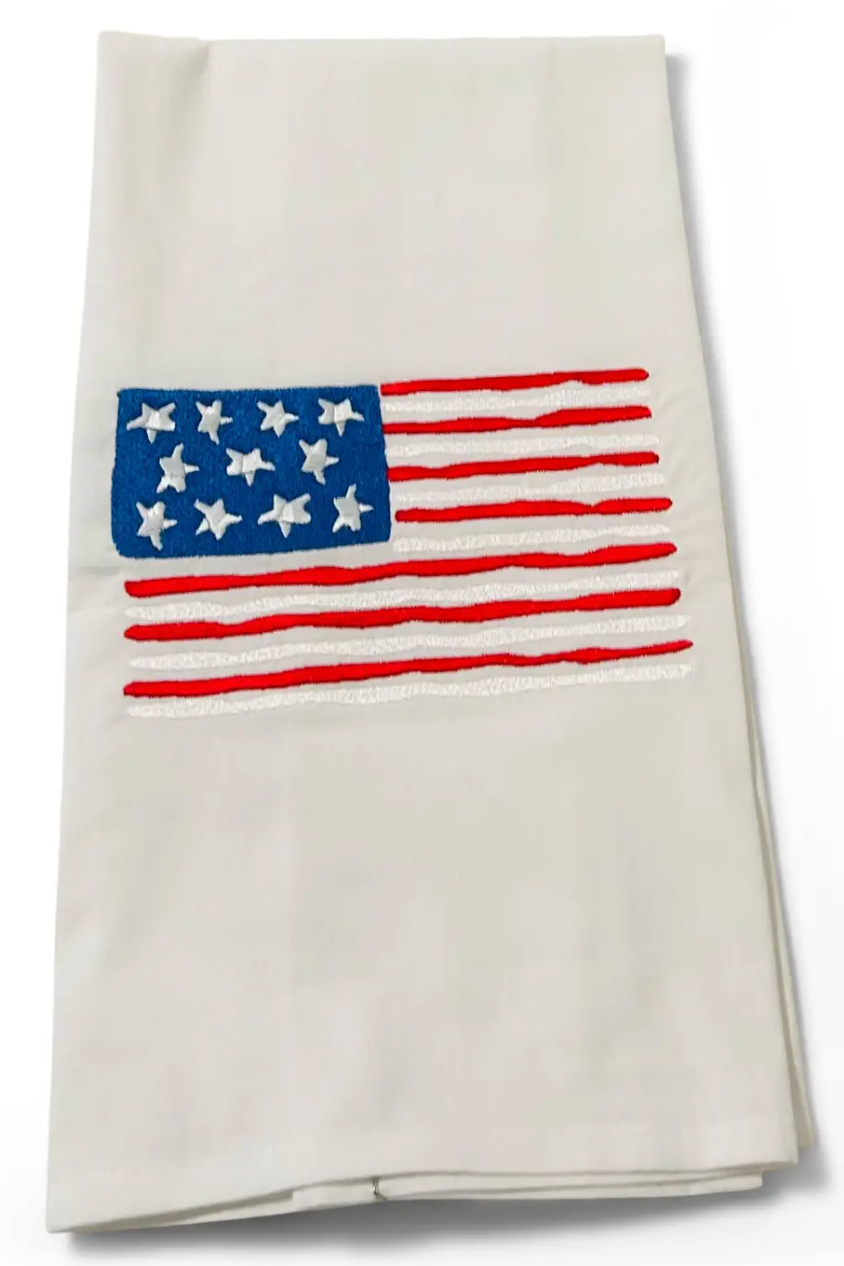 Wavy Flag on white