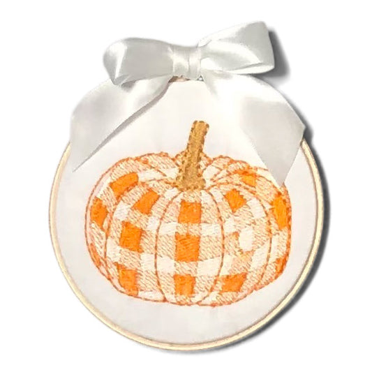 Ornament - Harlequin Pumpkin