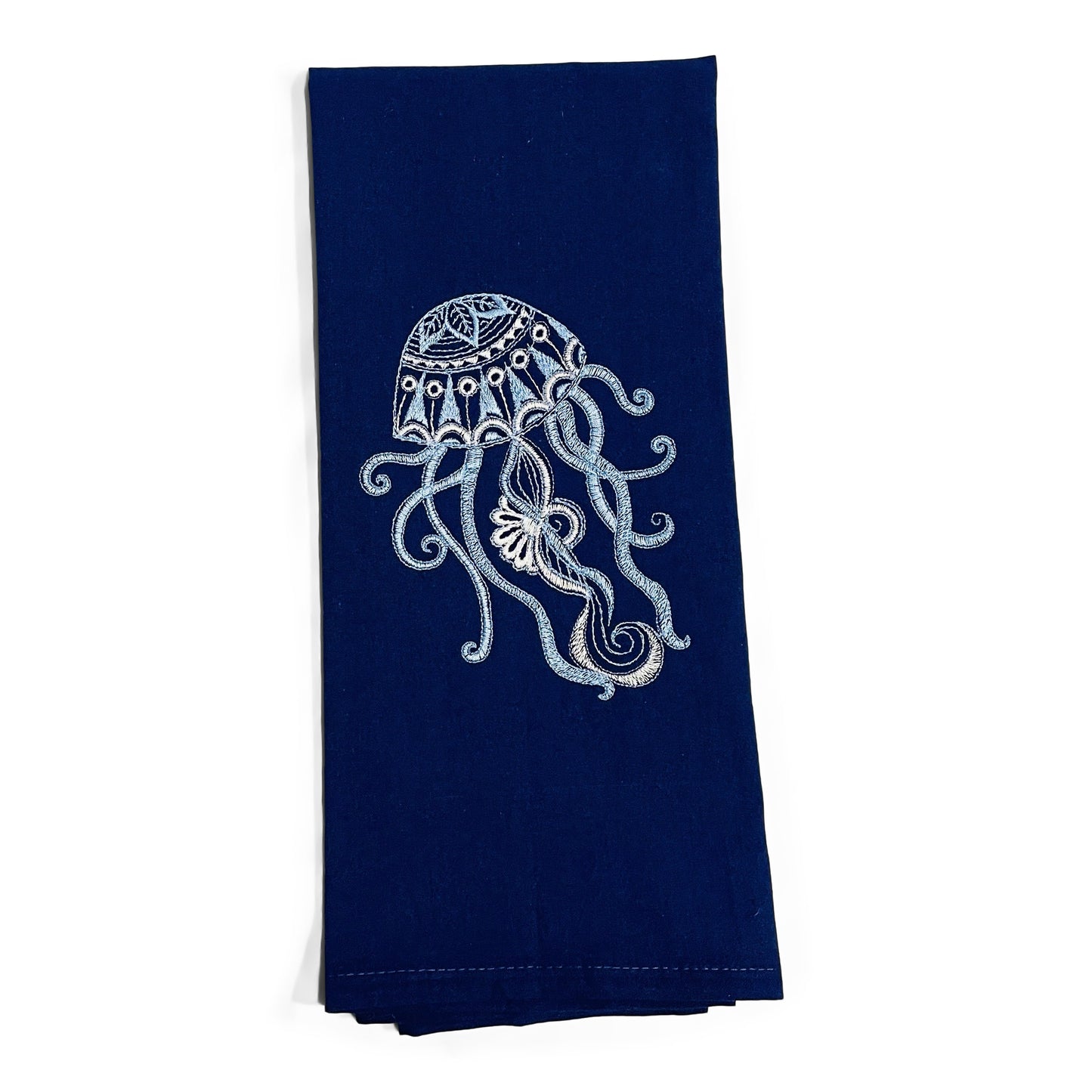 Jellyfish Chinioserie Dish Towel