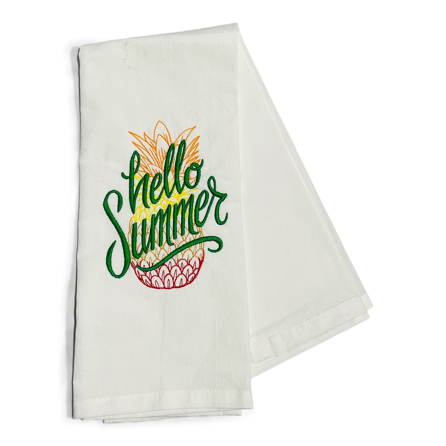 Hello Summer Dish Towel