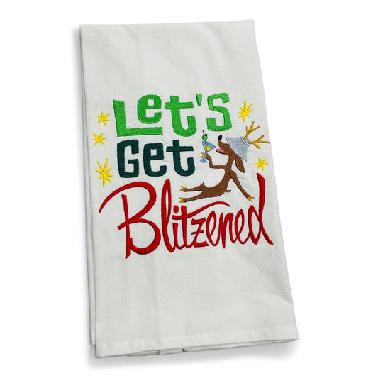 Let's Get Blitzened Holiday Towel