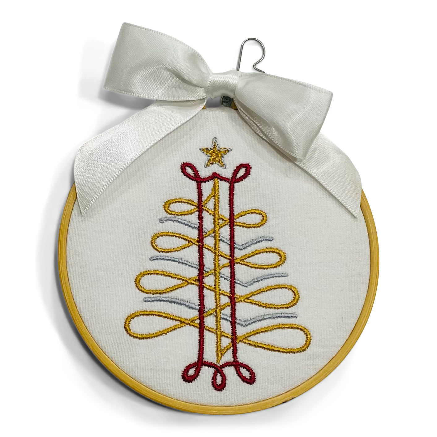 Ornament - Modern Christmas Tree Swirl