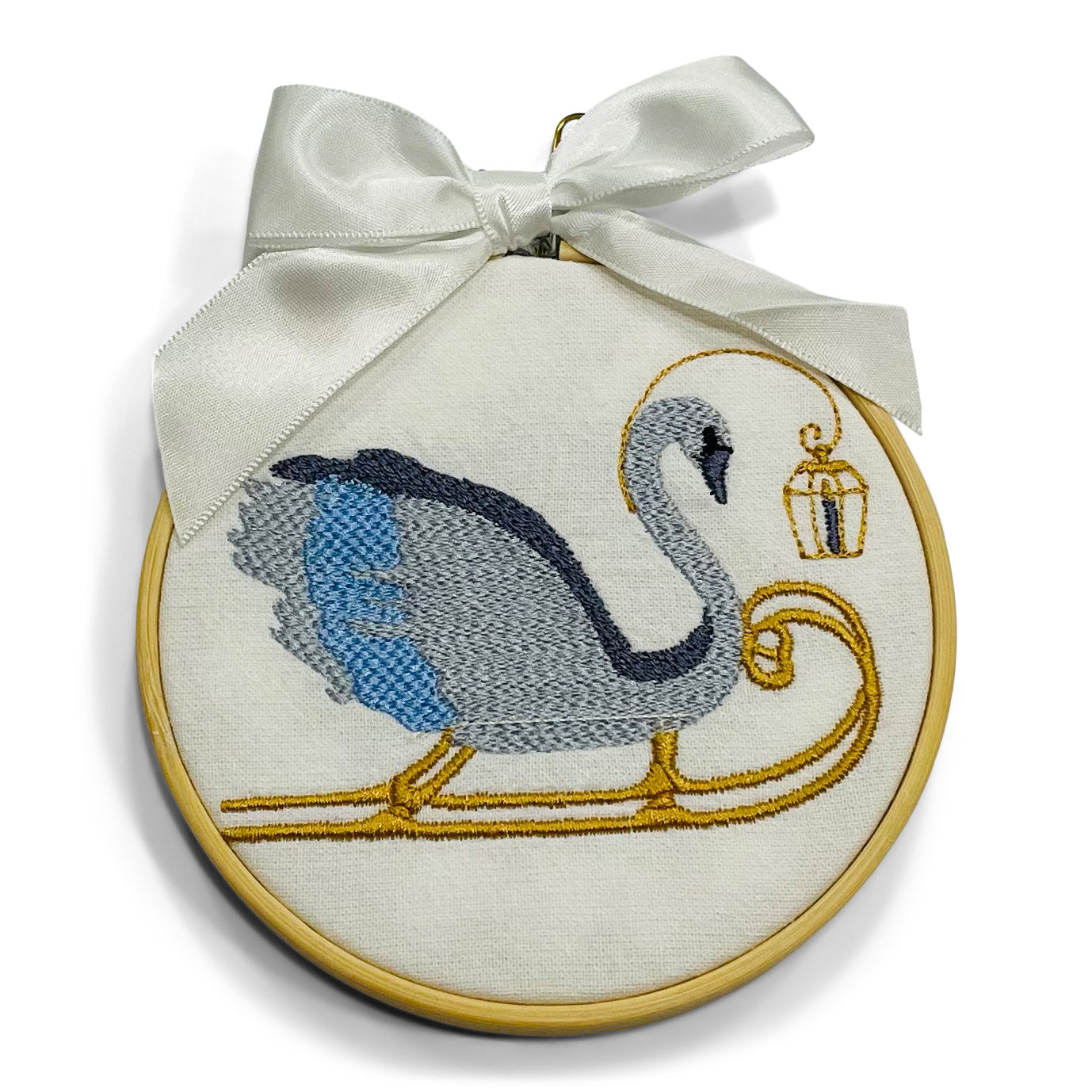 Ornament - Swan Sleigh from the Nutcracker