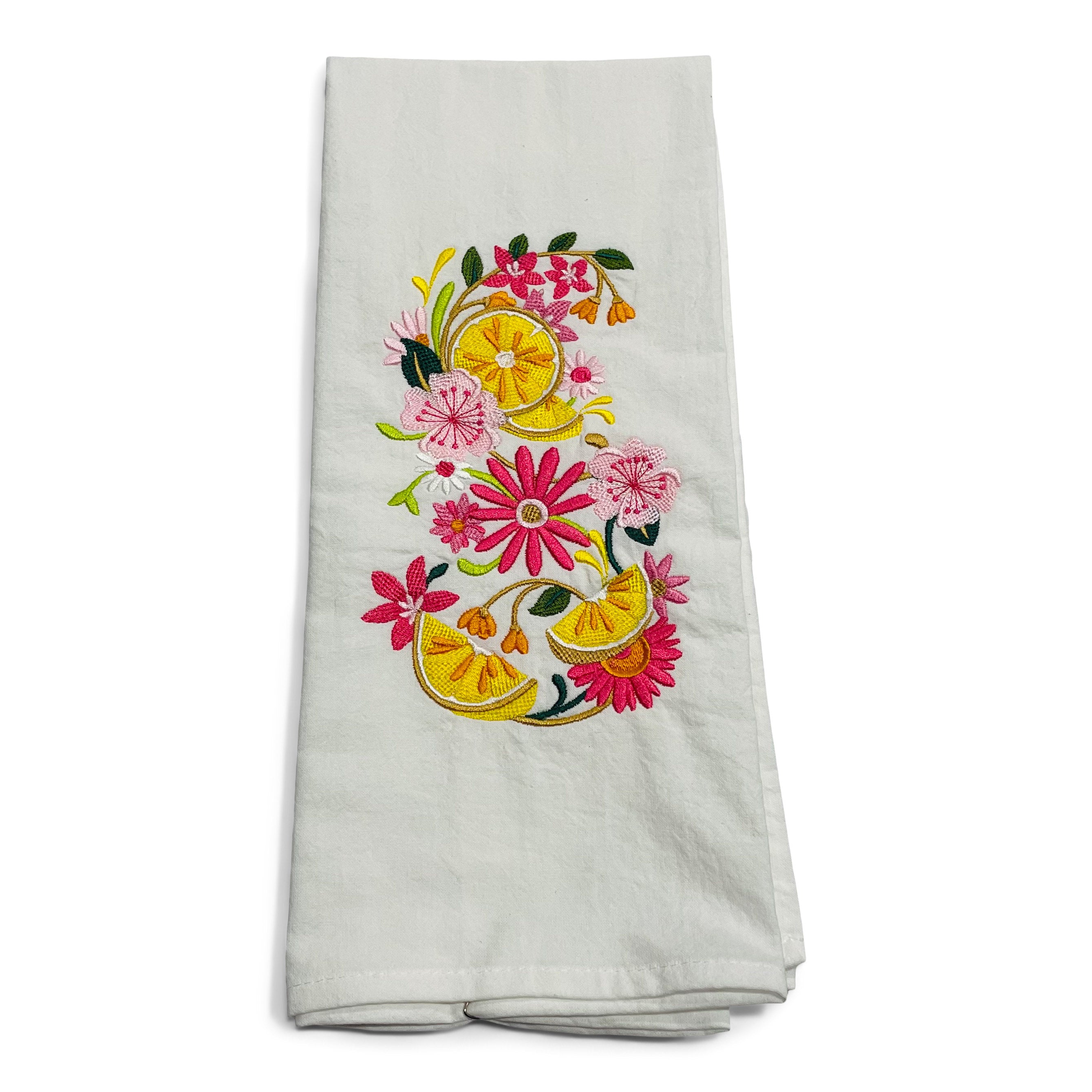 Lemon and Floral Swag
