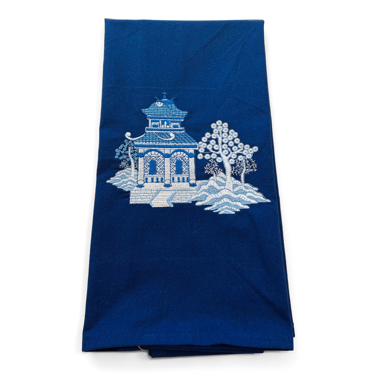 Blue Pagoda Chinoiserie