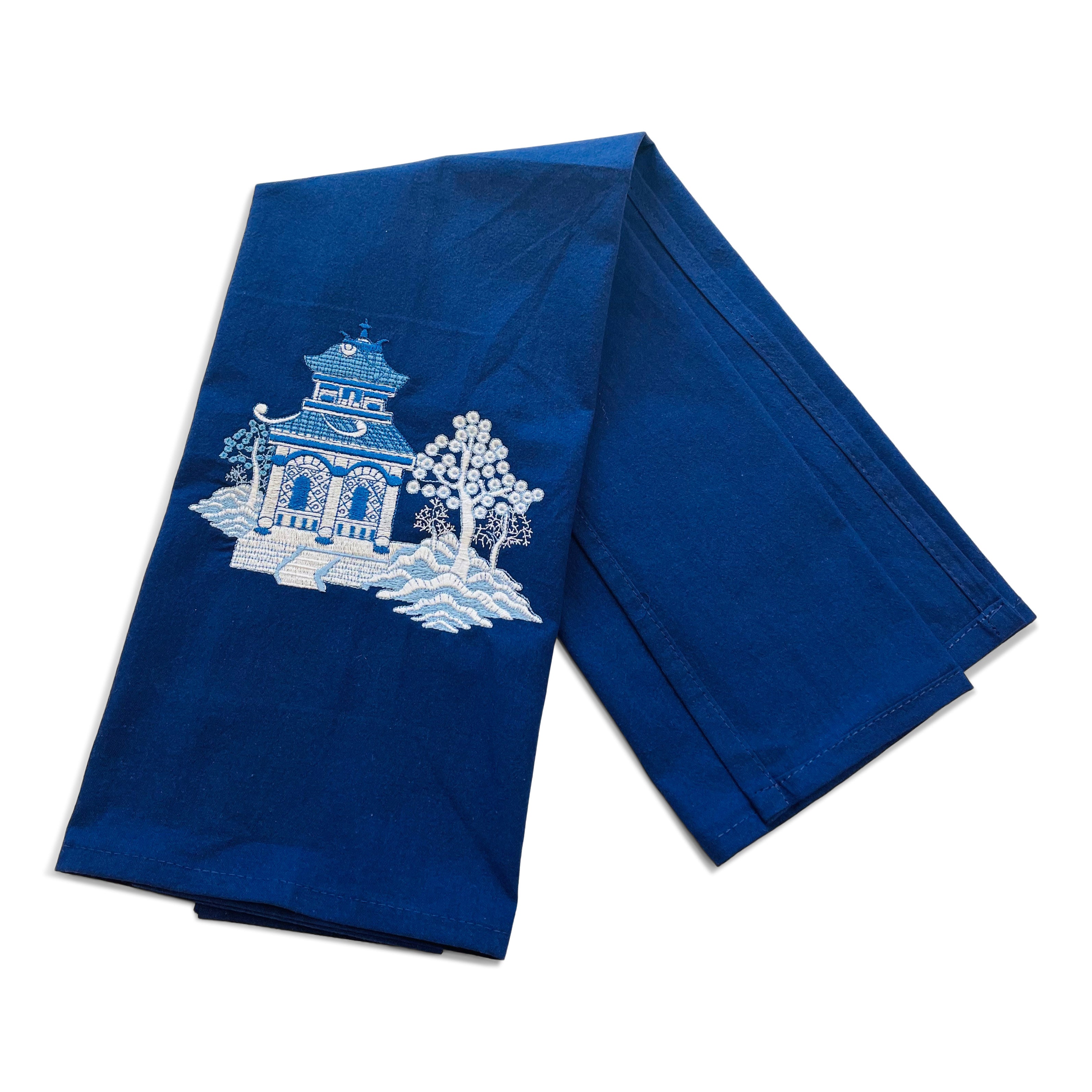 Blue Pagoda Chinoiserie