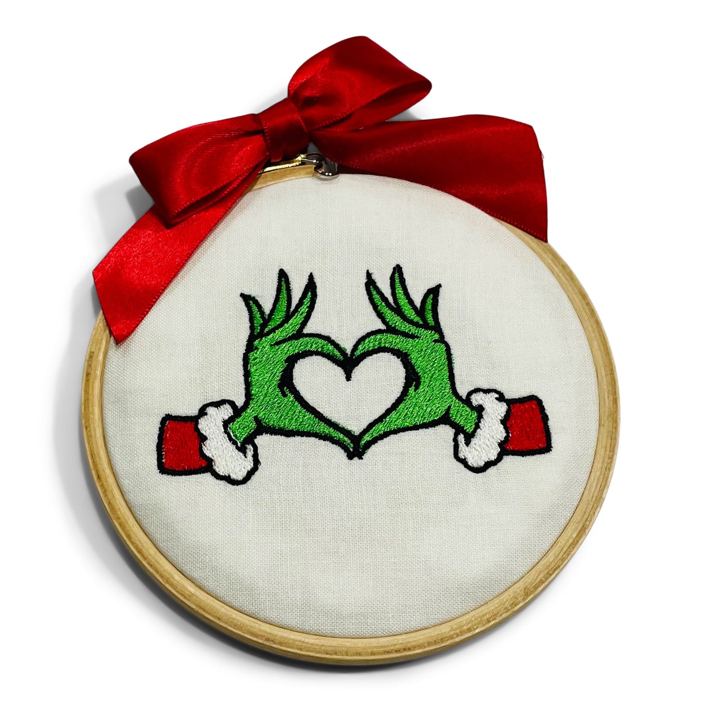 Ornament - Grinch Hands Making Heart
