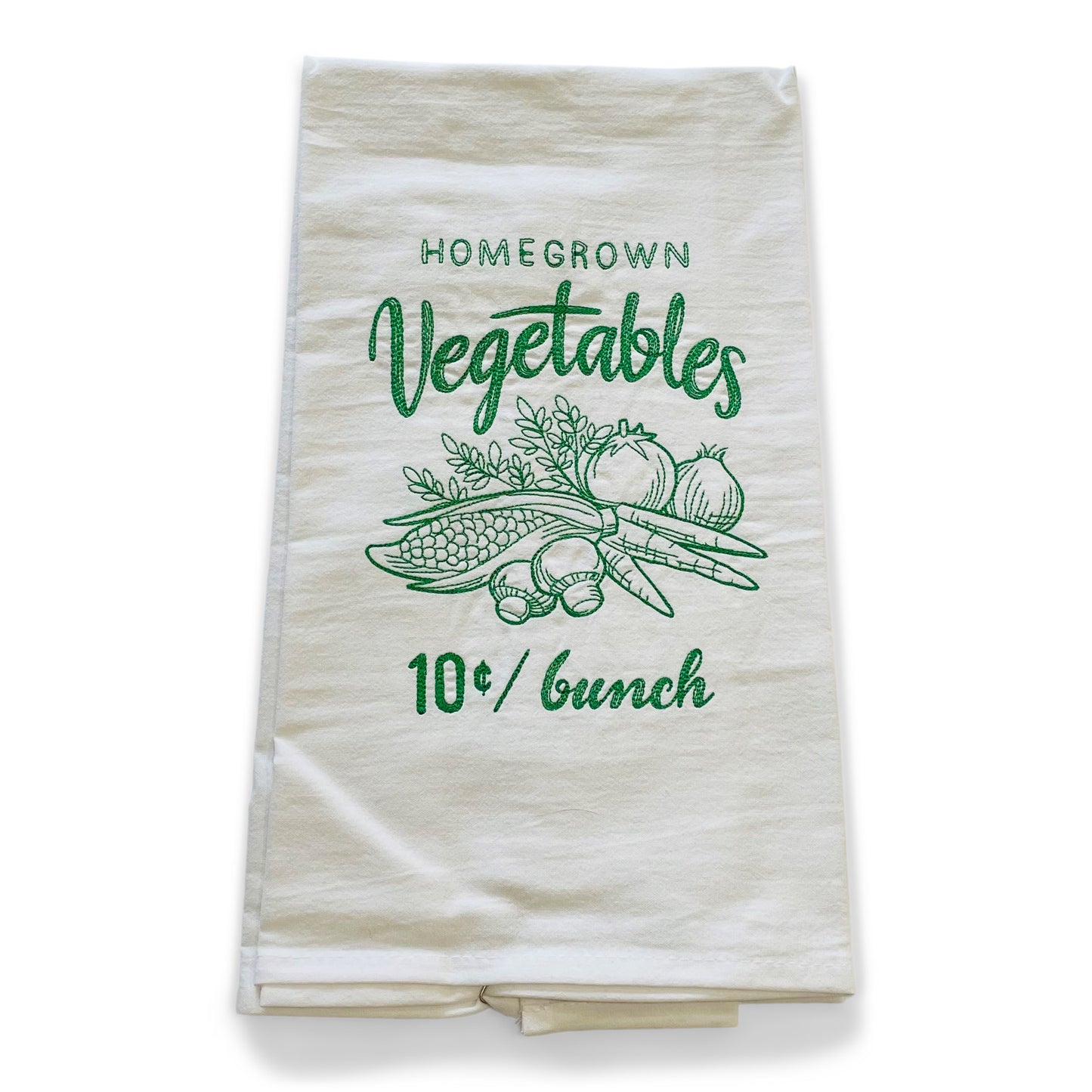 Homegrown Vegetables Towel