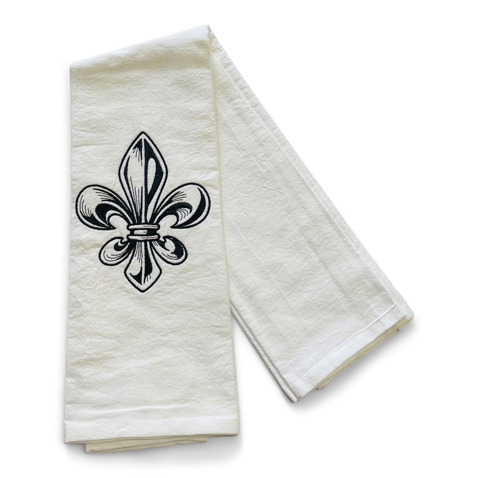 Fleur de Lis Dish Towel