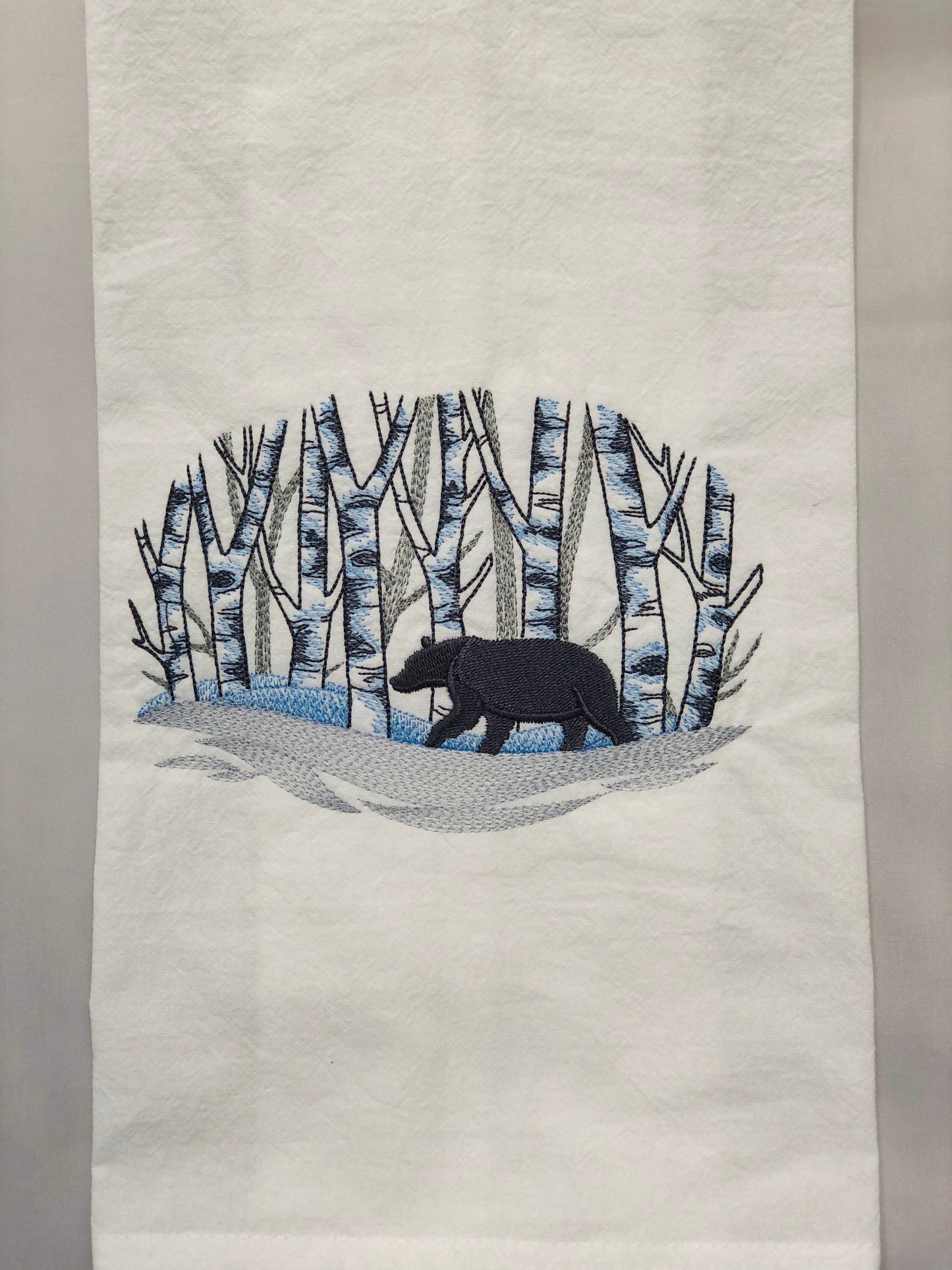 Bear in Snowy Woods