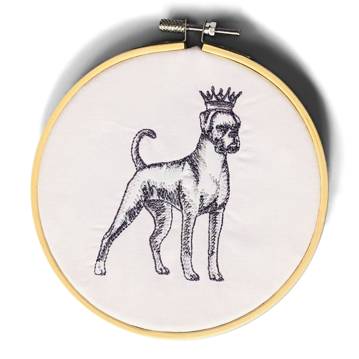 Ornament - Boxer in Crown