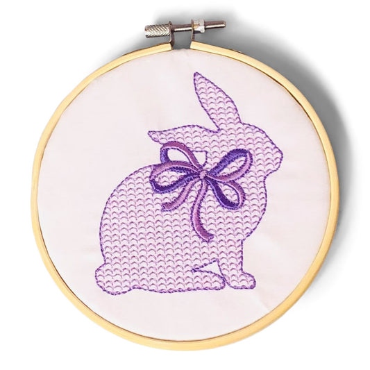 Ornament - Purple Bunny