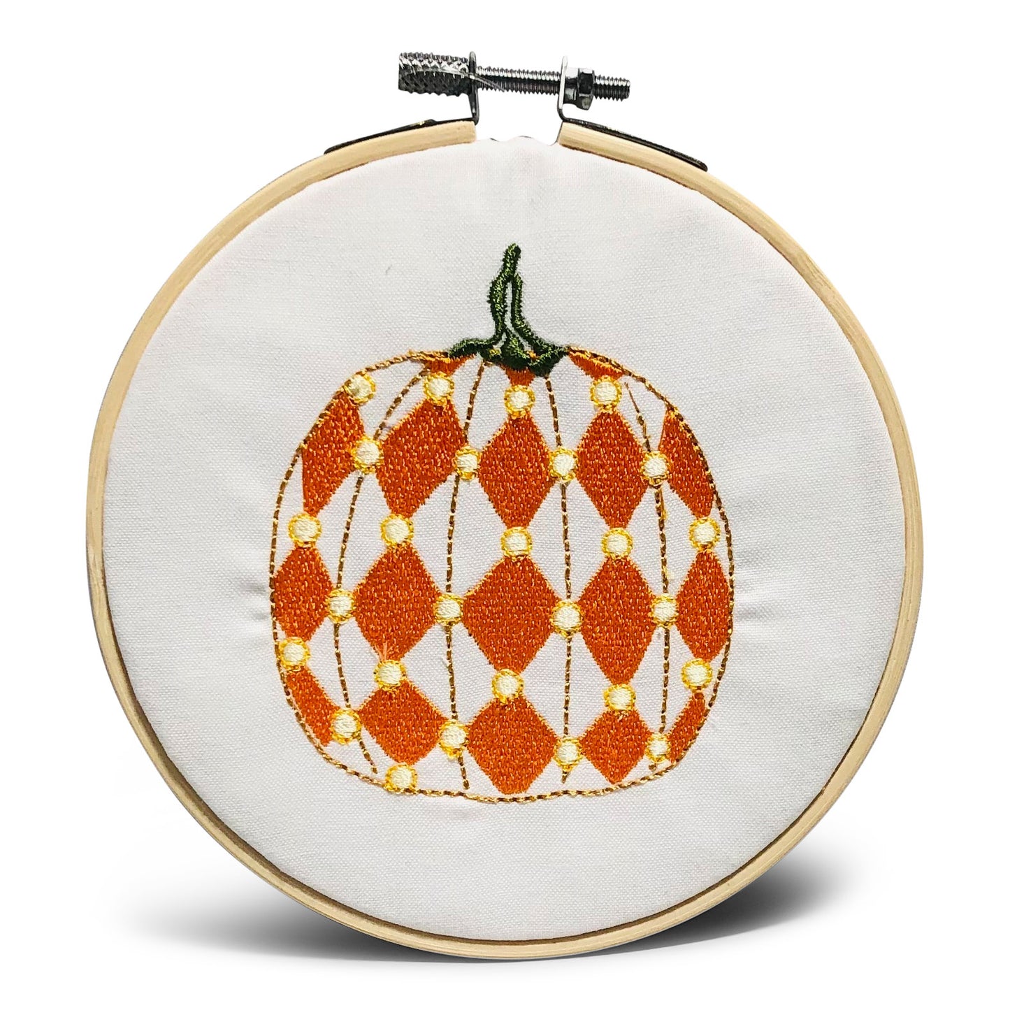 Ornament - Harlequin Pumpkin