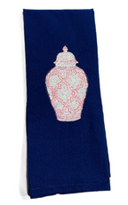 Pink Ginger Jar Dish Towel