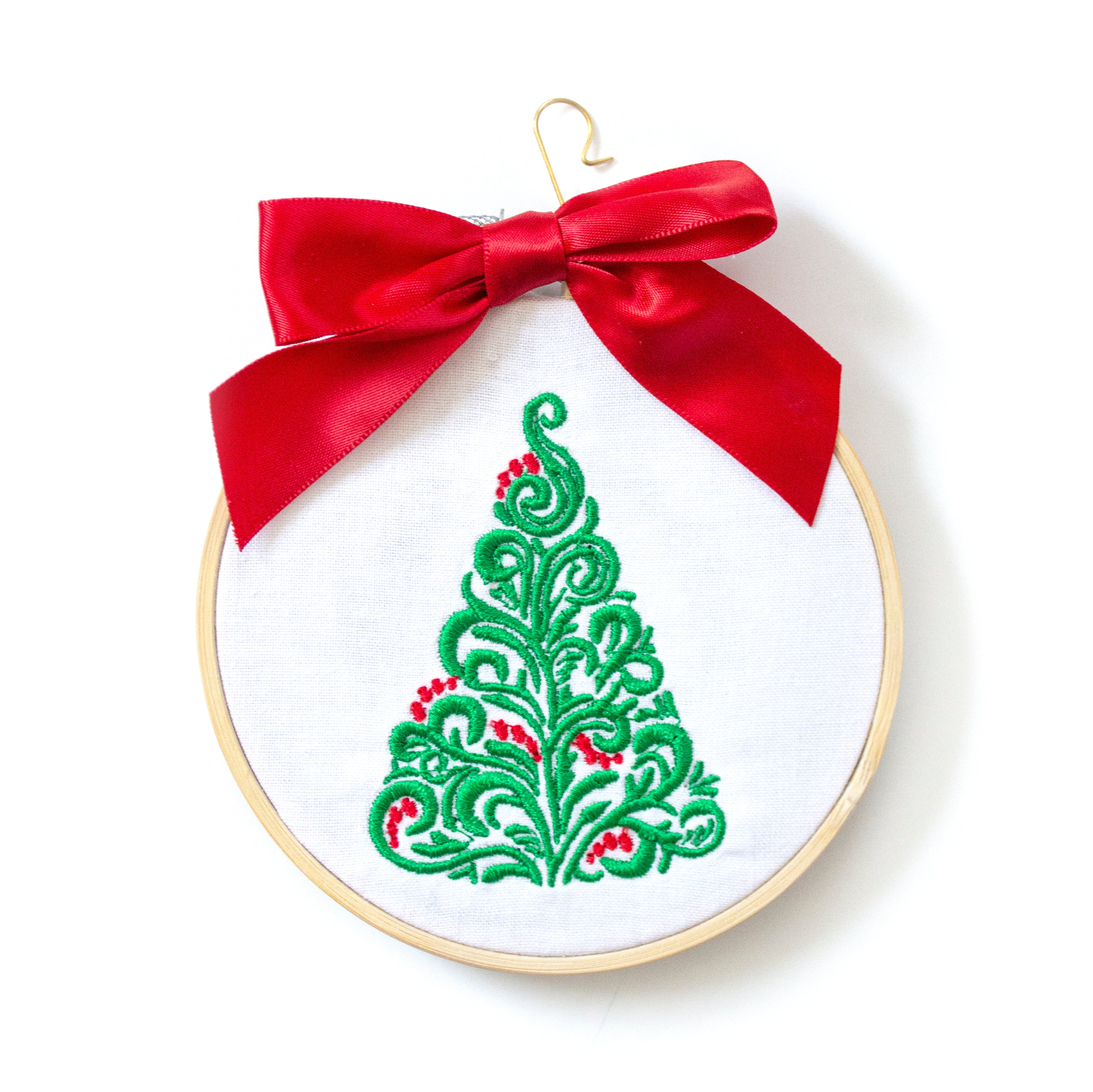 Ornament - Christmas Tree Swirl