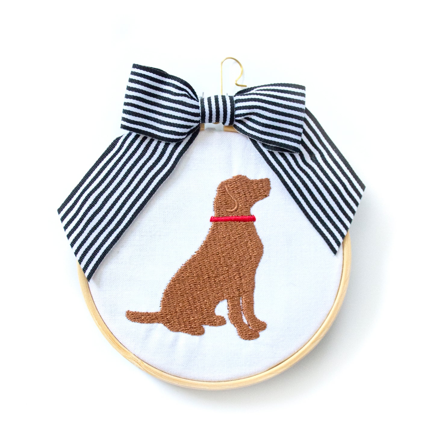 Ornament - Dog in Red Collar