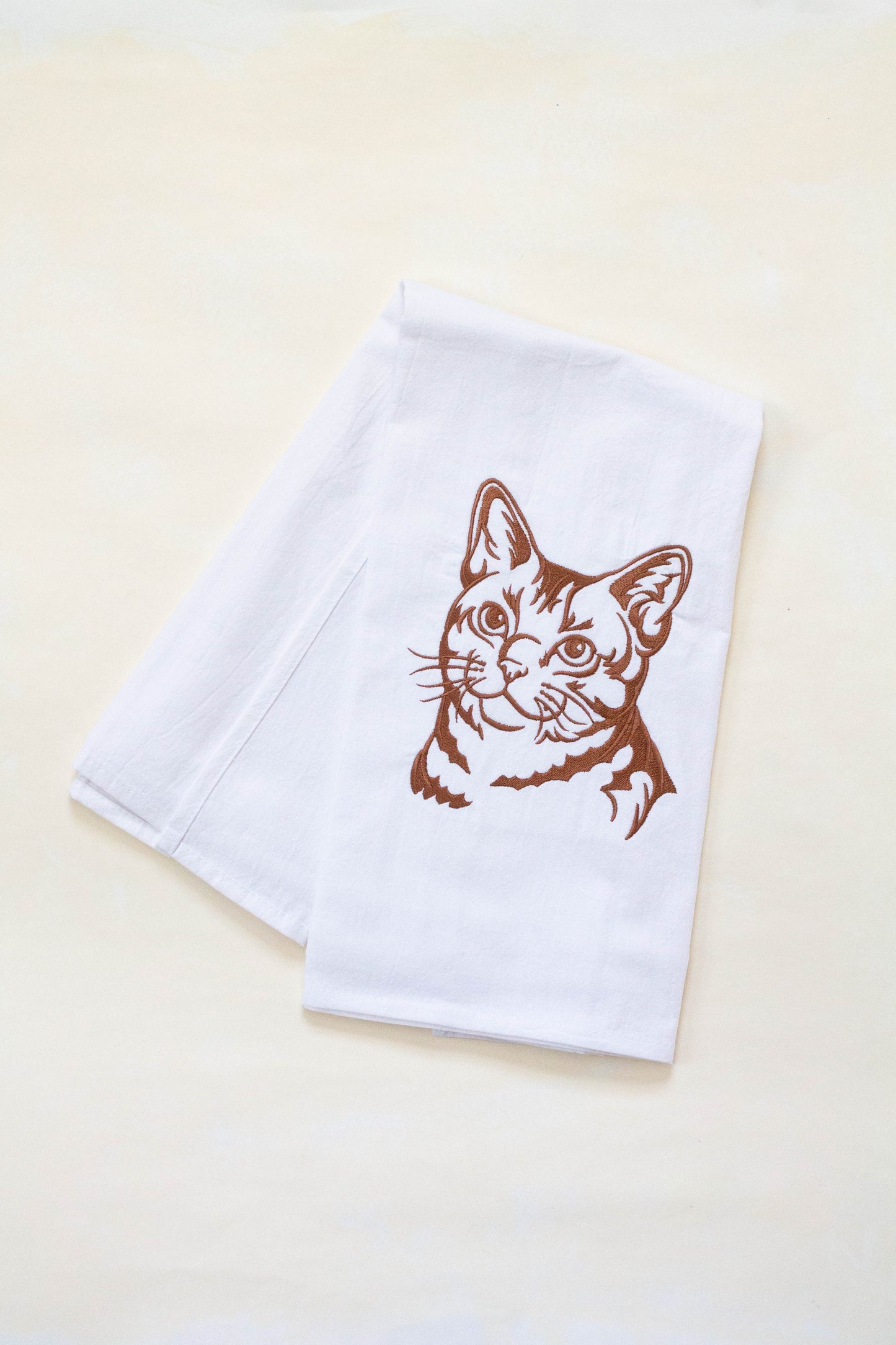 Cat Home Dish Towel