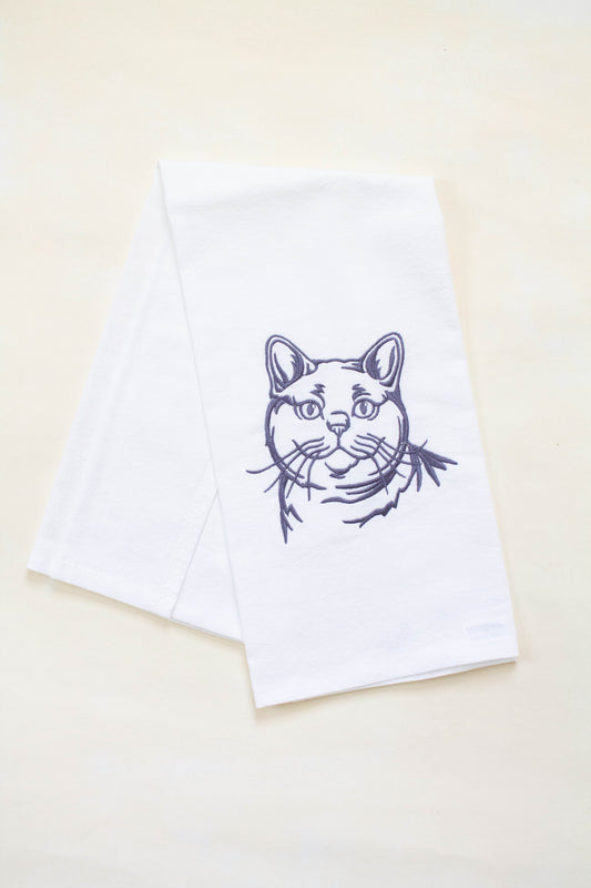 Cat Dish Towel