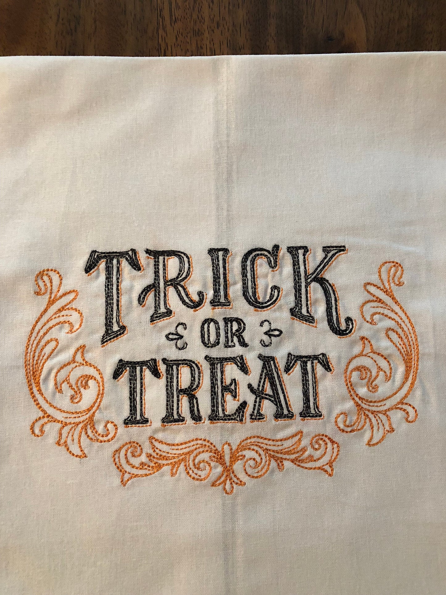 Halloween Trick or Treat Towel