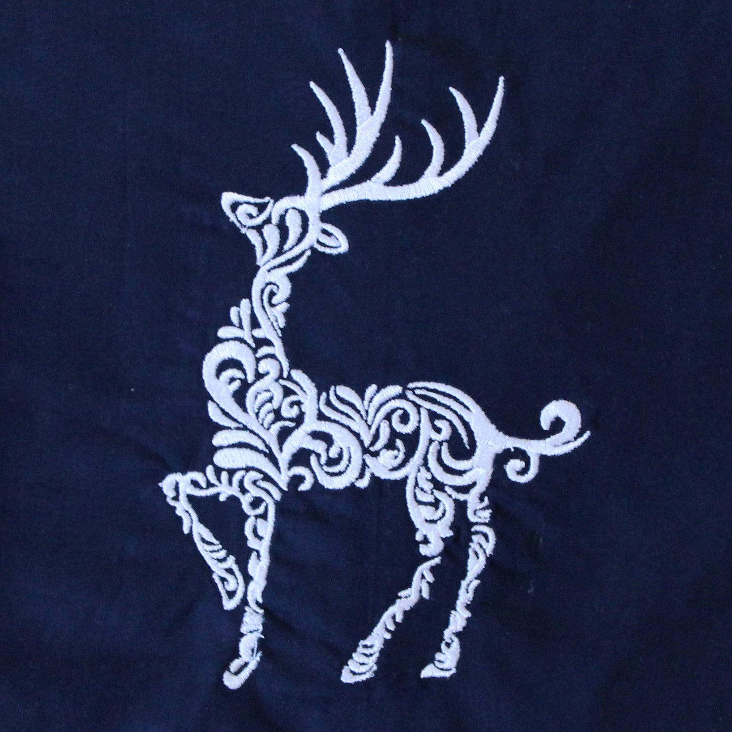 Elegant Reindeer Christmas Winter Holiday Towel