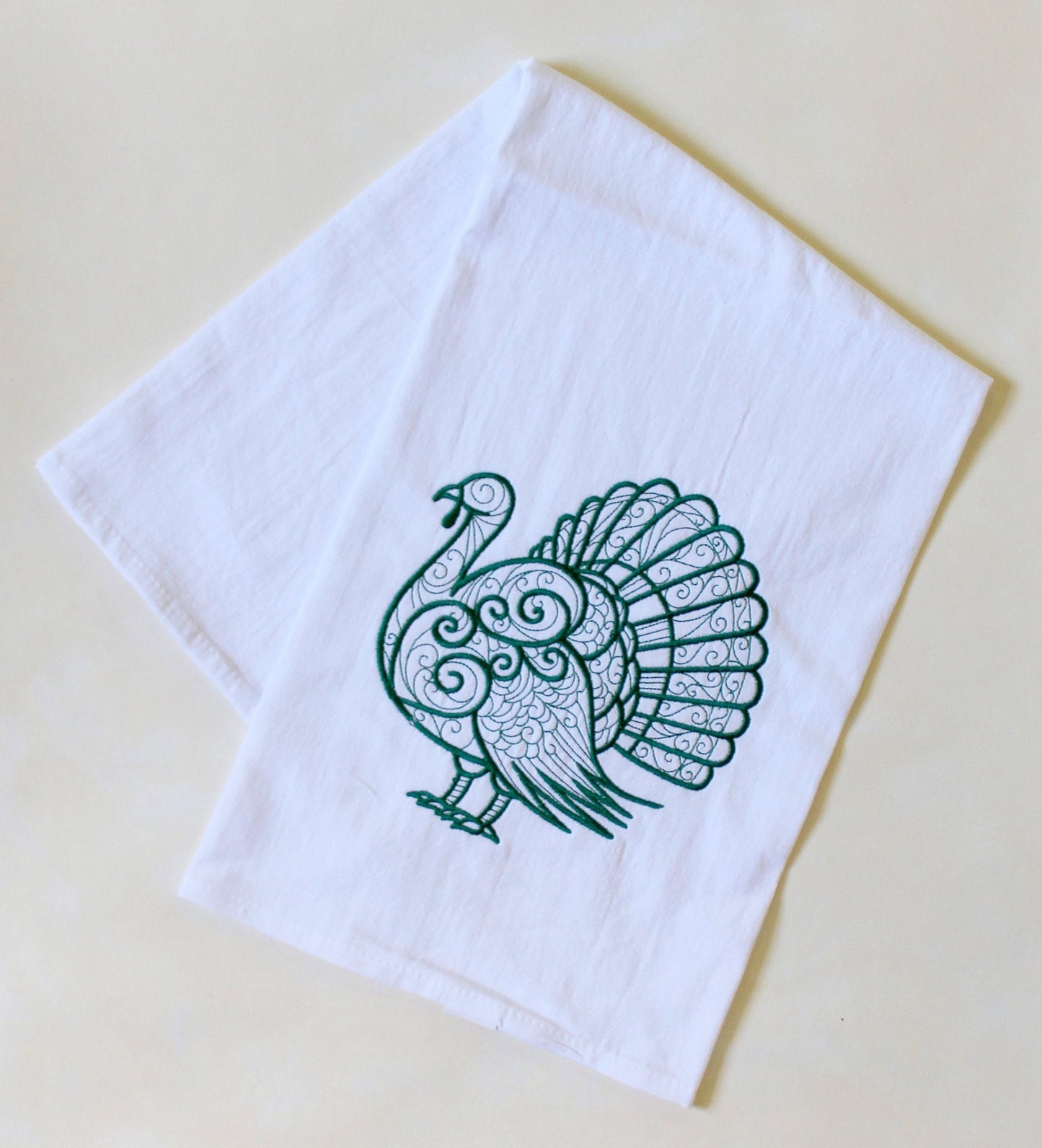 Swirl Turkey Fall Holiday Towel