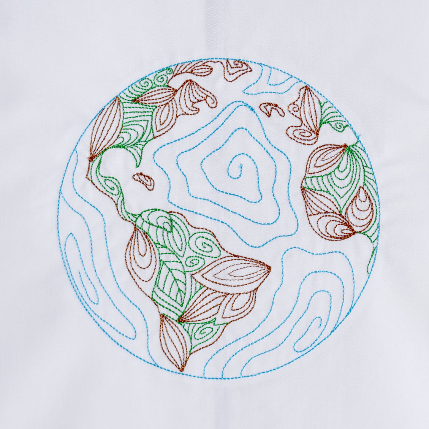 Globe of Planet Earth Towel