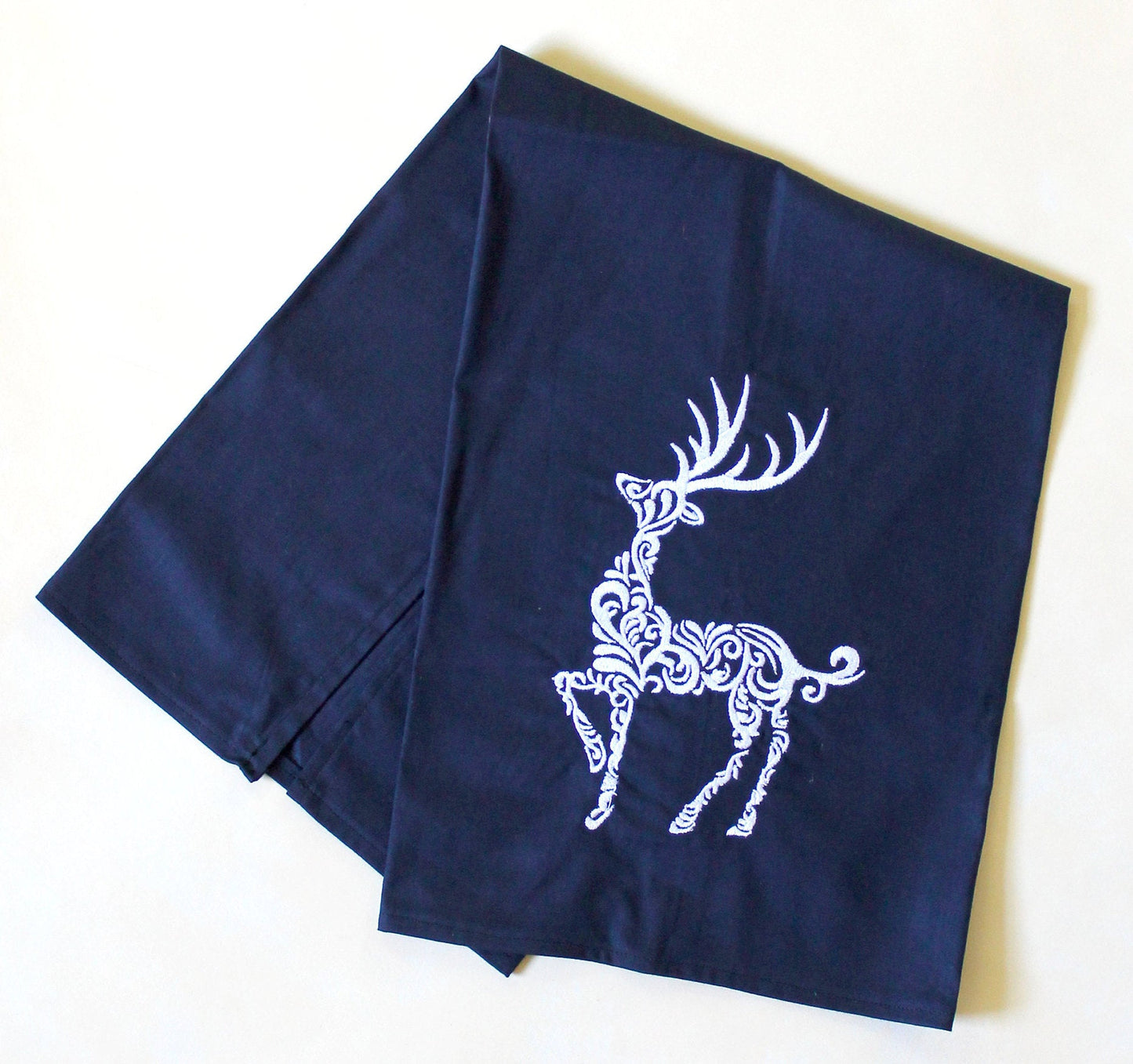 Elegant Reindeer Christmas Winter Holiday Towel