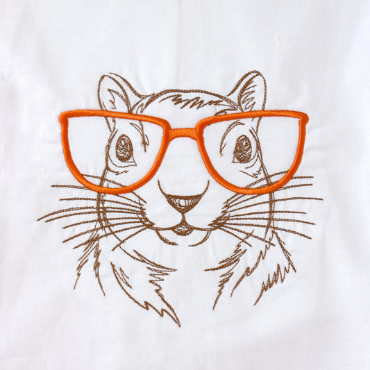 Squirrel with Glasses Towel