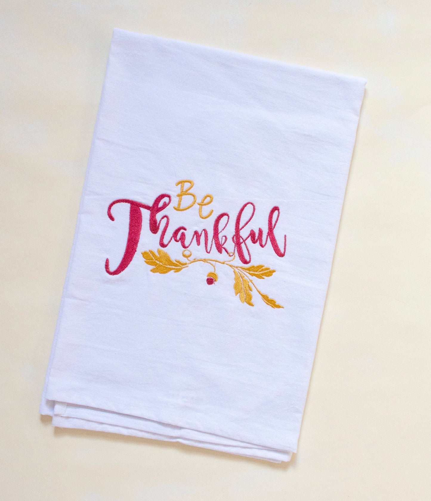 Be Thankful Thanksgiving Holiday Towel