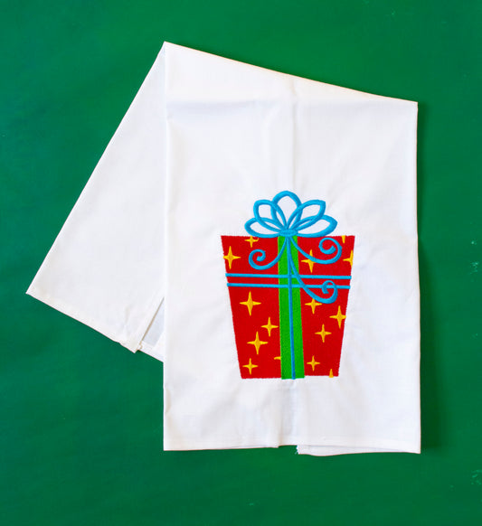 Fancy Christmas Package Towel